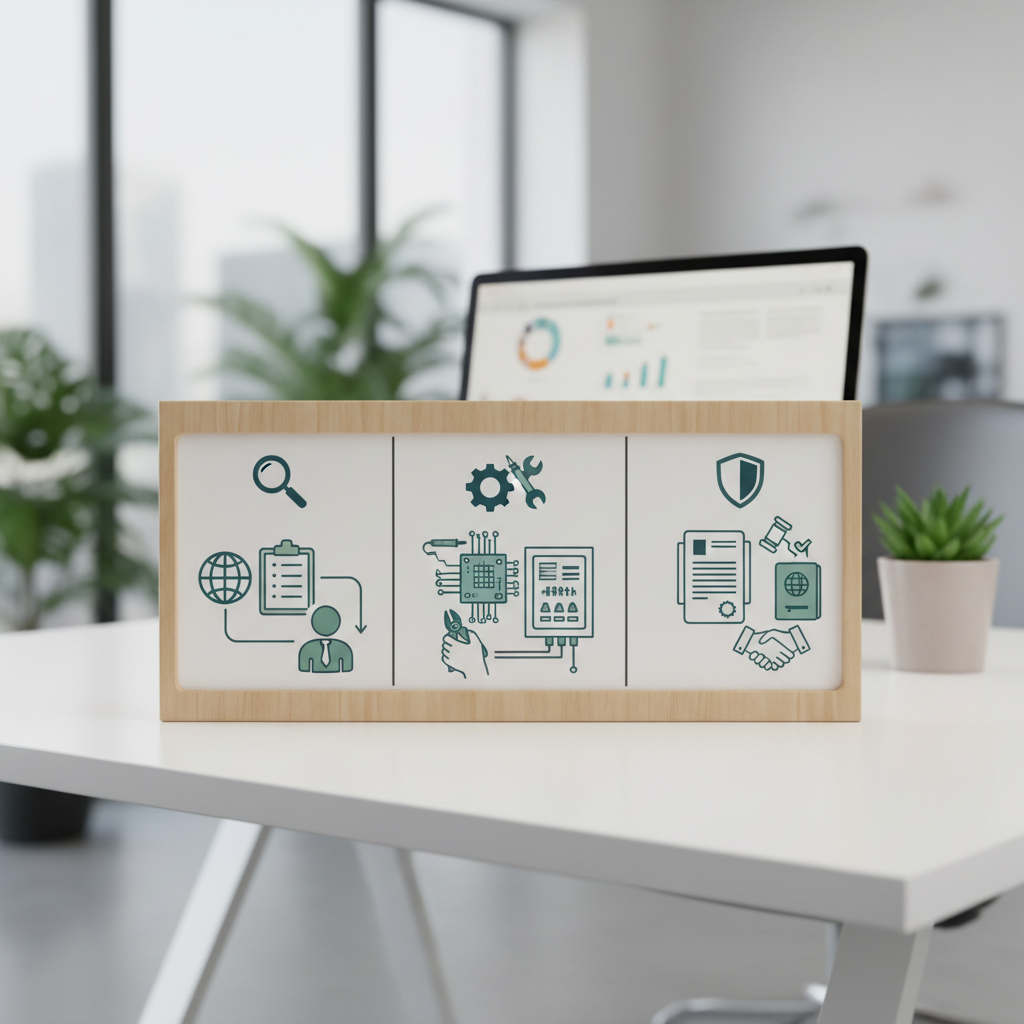 Étapes clés pour recruter un électricien étranger.