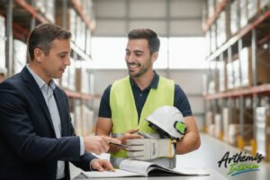 Lire la suite à propos de l’article Accueil entrepôt : EPI et formation pour ouvriers roumains